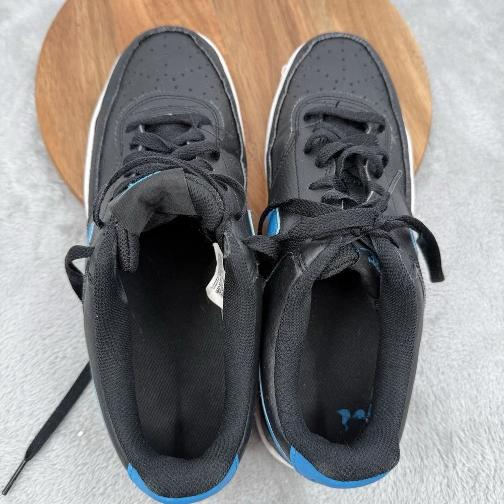 Nike Court Vision Shoe Sneaker Next Nature Low Black Laser Blue Men 9 DH2987-005